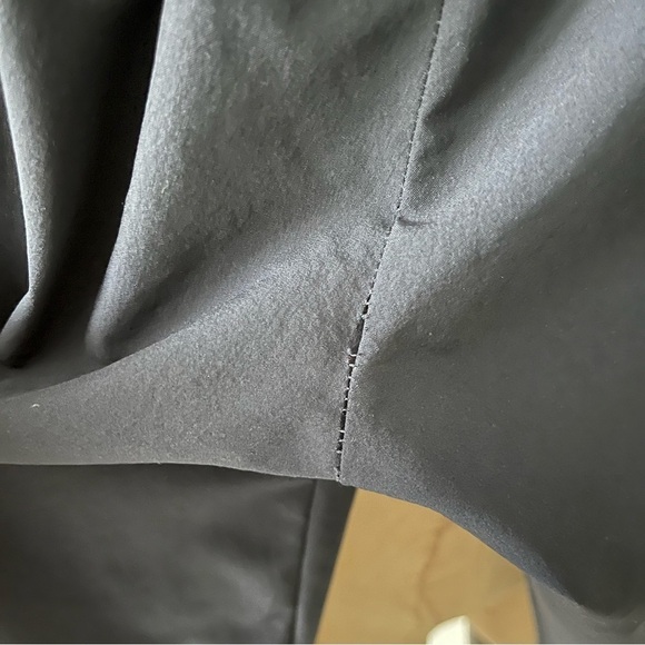 ADIDAS sz S Navy Blue Pants DX9149 3 Stripes Elastic Waist Ankle Zipper - Picture 7 of 12